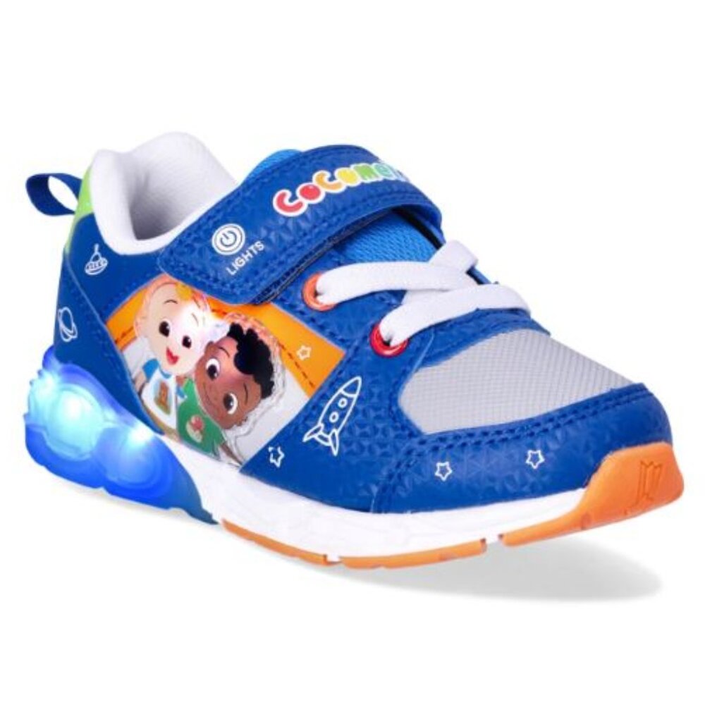 New Cocomelon Toddler Boys Light Up Athletic Sneaker , summer shoe fun